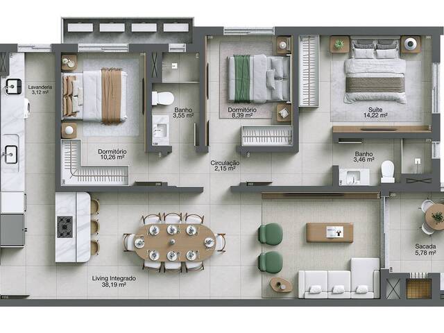 Apartamento para Venda em Balneário Rincão - 5